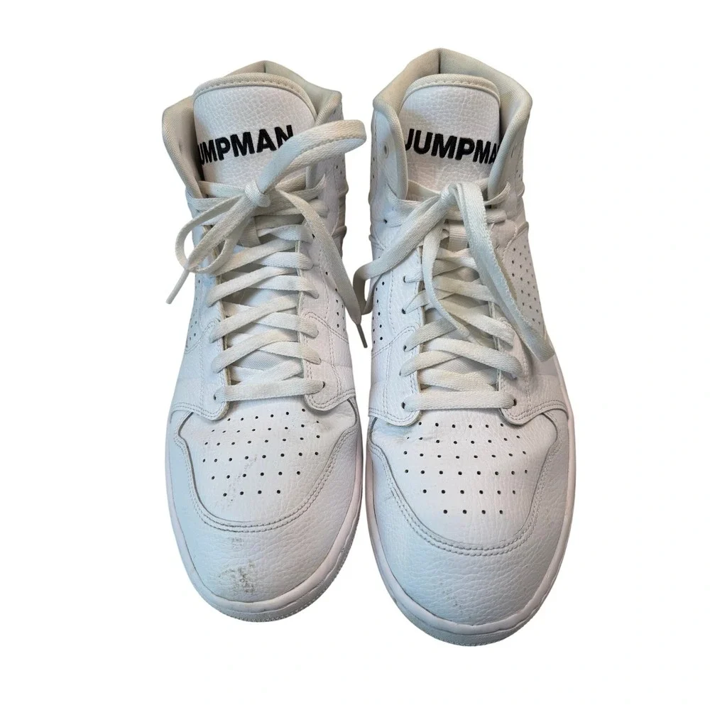Jordan Access Mid White Black AR3762-100 Mens Size 14 Basketball Shoes Sneakers